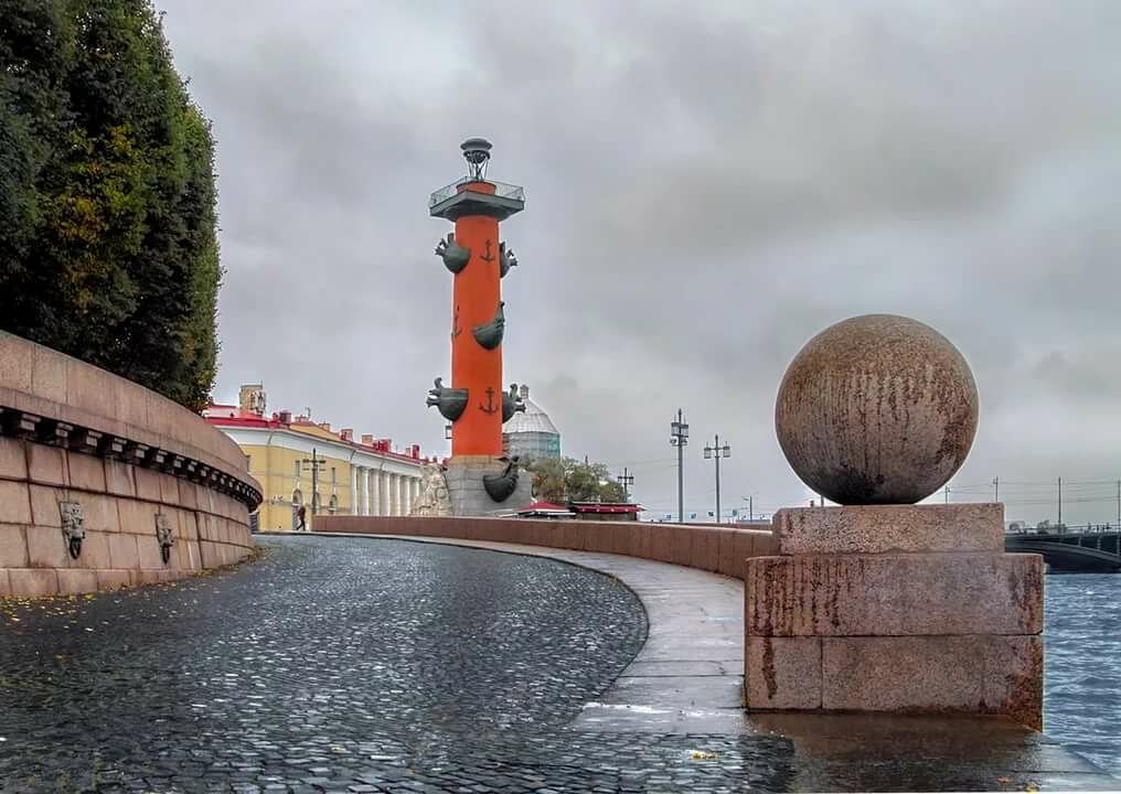 стрелка васильевского острова фото