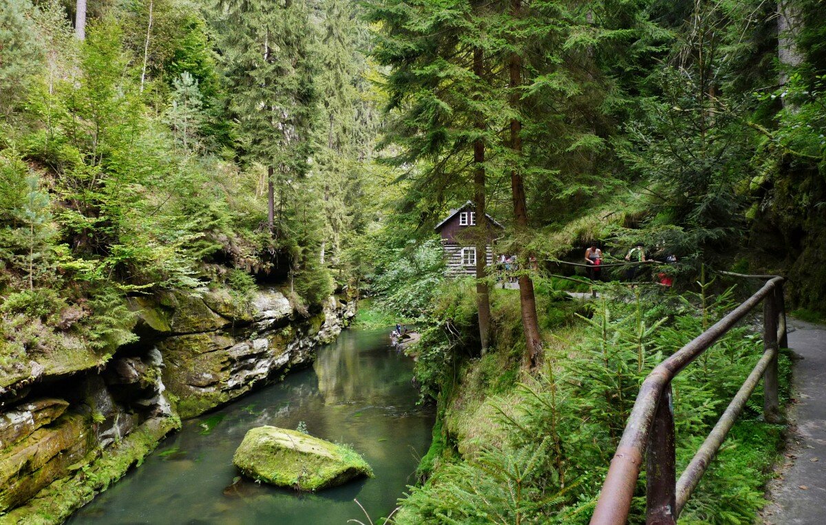 национальный парк чешская швейцария фото