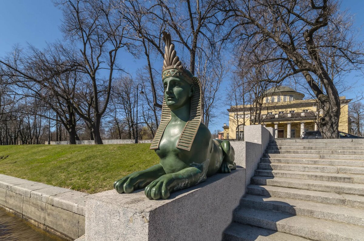 сфинксы на малой невке каменный остров фото