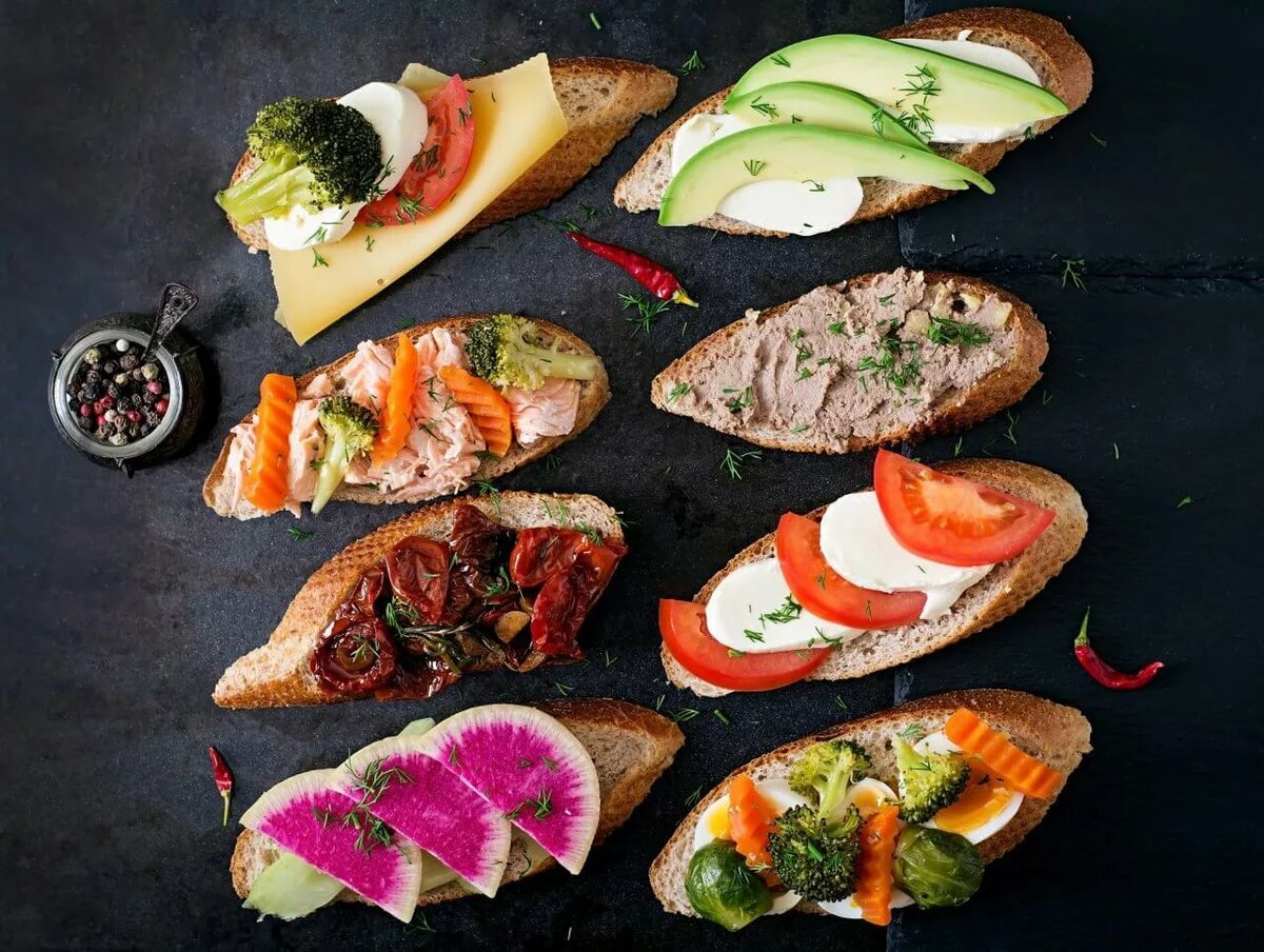 вкусные бутерброды фото
