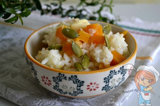 тыквенная каша с рисом фото