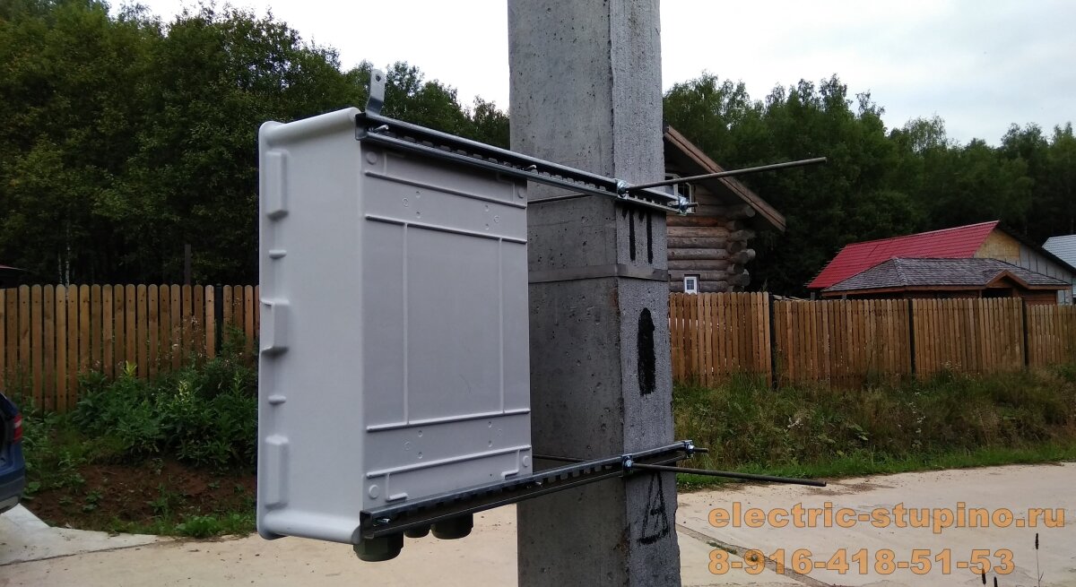 Монтаж пластикового электрощита