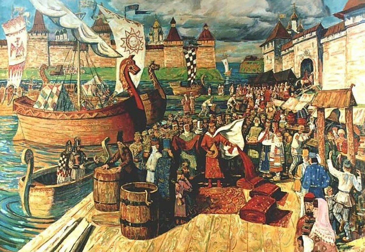 торговля в древней руси фото
