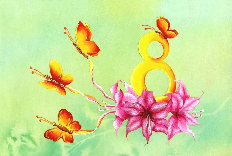 ������� ������������ �������� � 8 �����