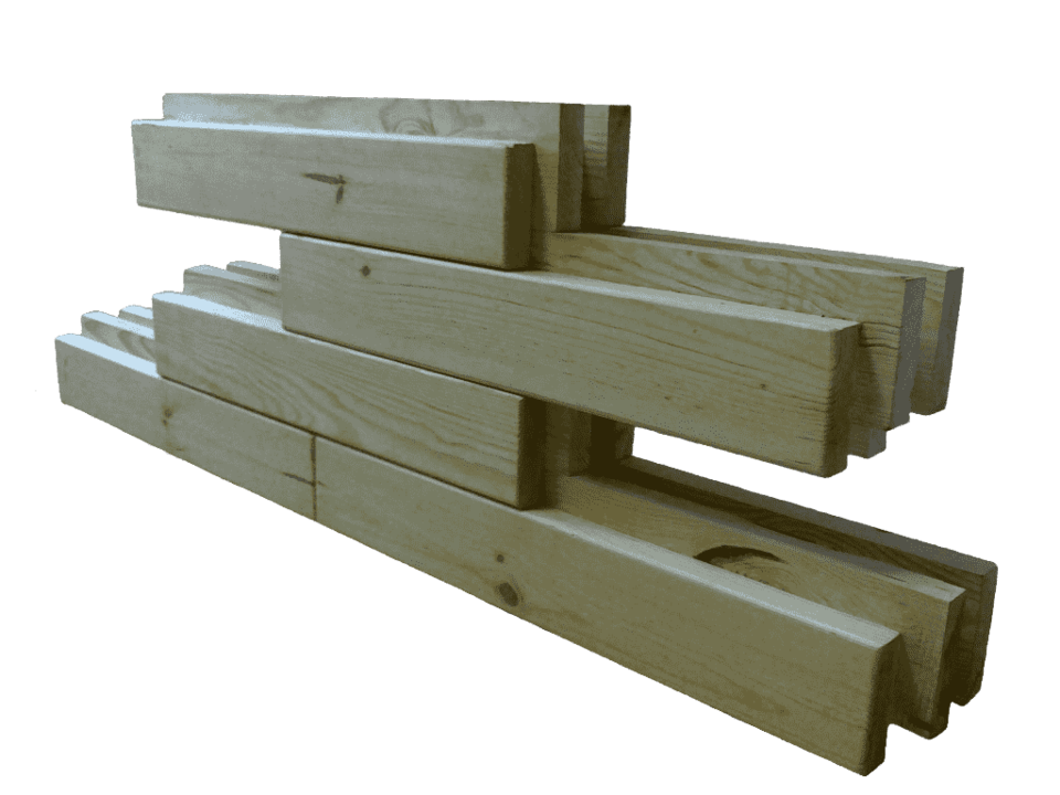 деревянные блоки для строительства дома