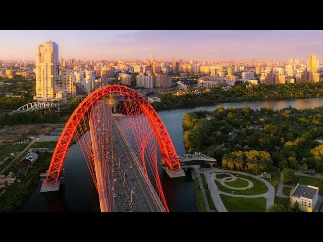живописный мост в москве фото