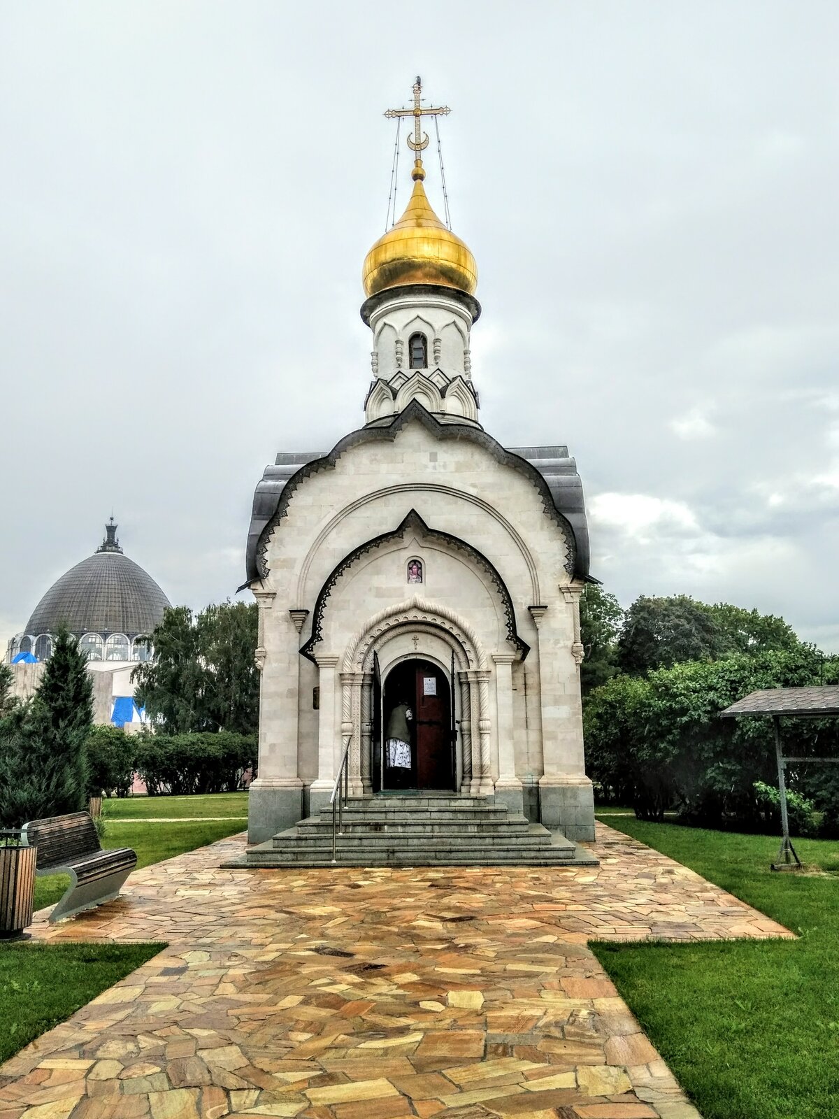 храм часовня василия великого на вднх фото