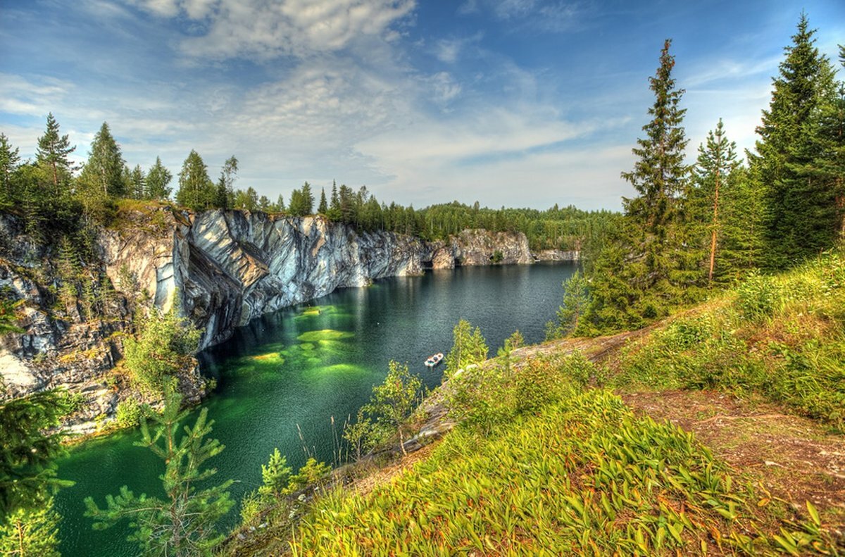 карелия горный парк рускеала фото