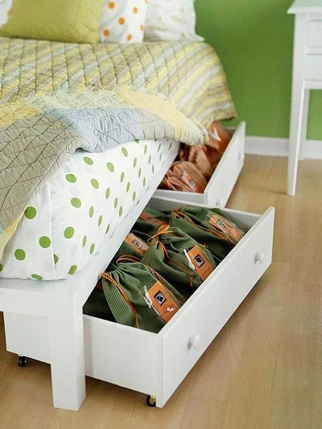 ящики для хранения под кроватью