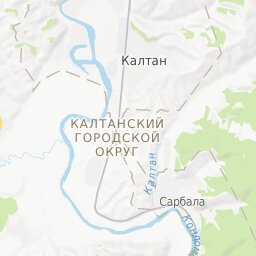 калтан на карте фото