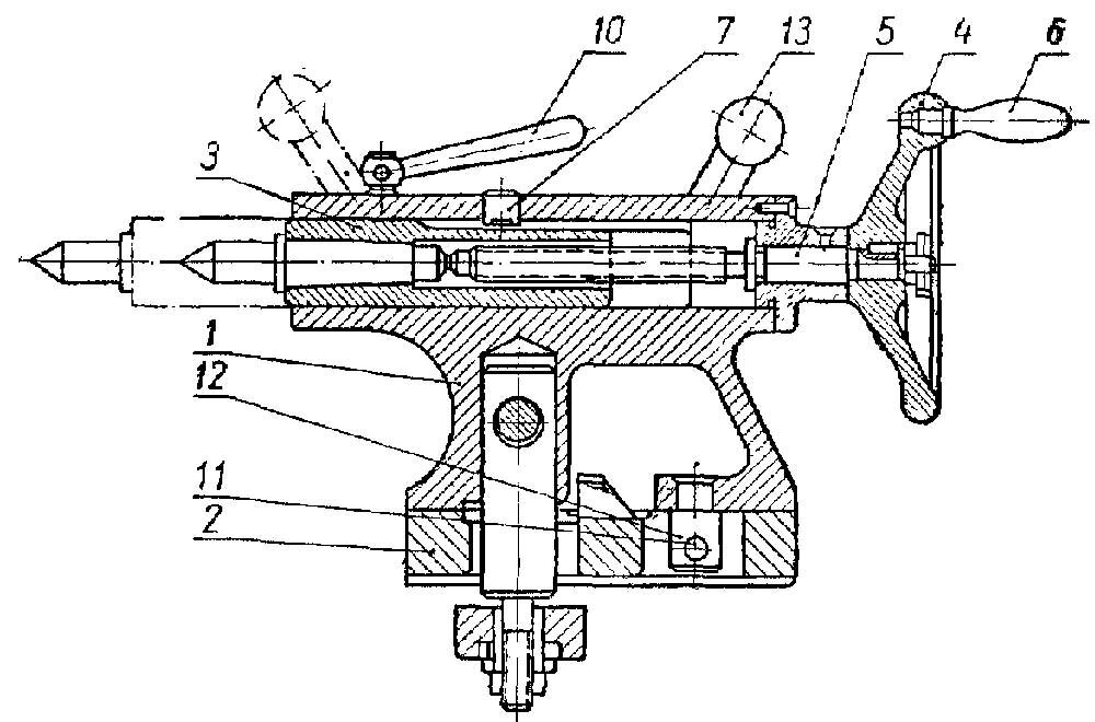 чертеж передней бабки токарного станка