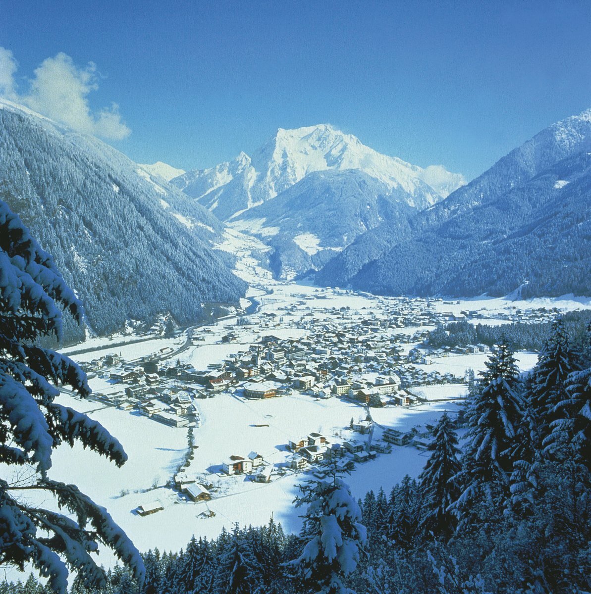 австрия горнолыжный курорт майрхофен фото