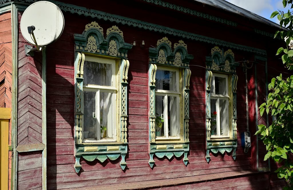 наличники деревенских домов фото