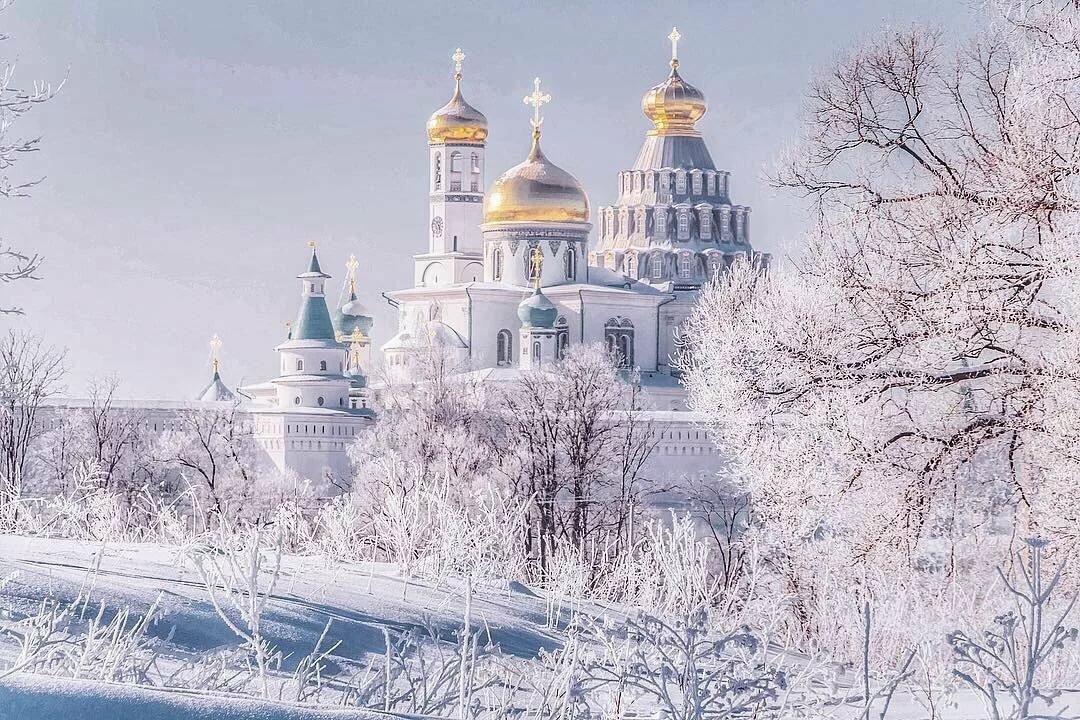 монастырь новый иерусалим зима фото