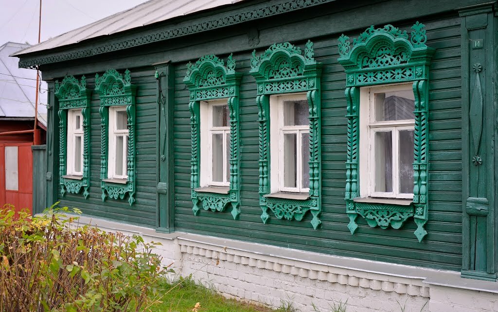 дом с наличниками фото