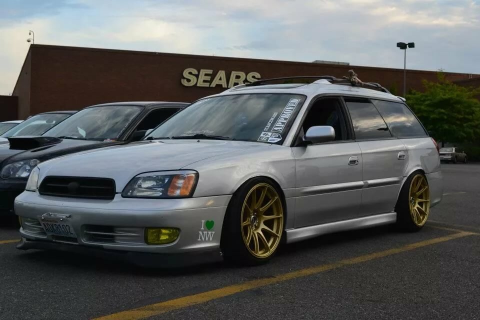 subaru legacy bh stance фото