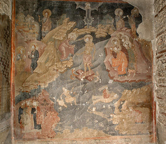 монастырь грачаница фрески фото