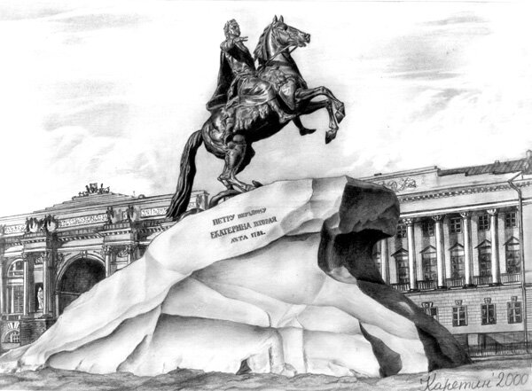 памятник медный всадник санкт петербург фото