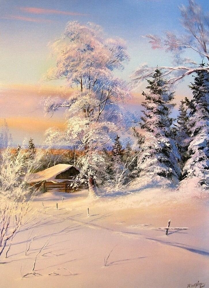 саврасов художник зима фото