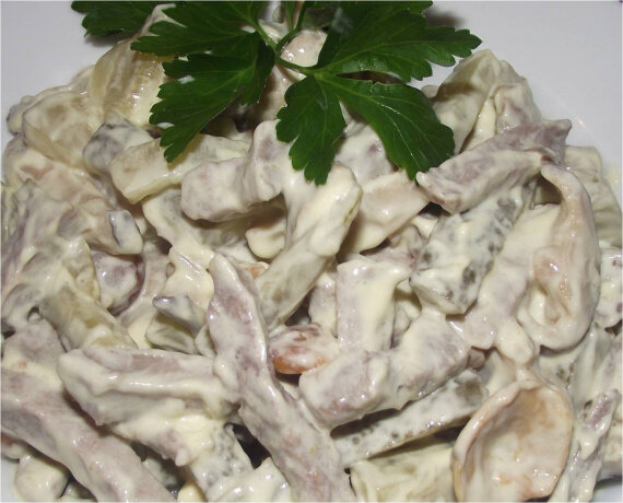 салат из языка говяжьего фото