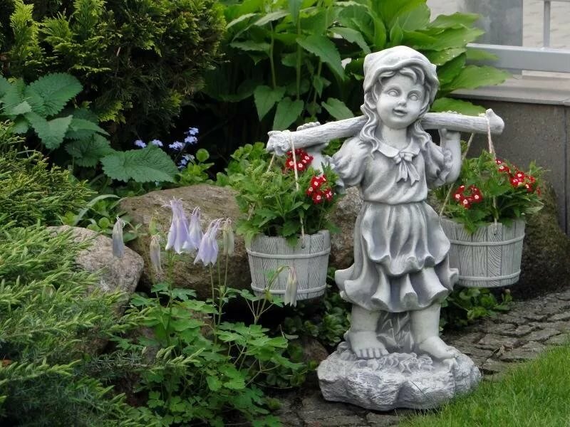 садовые скульптуры для дачи фото