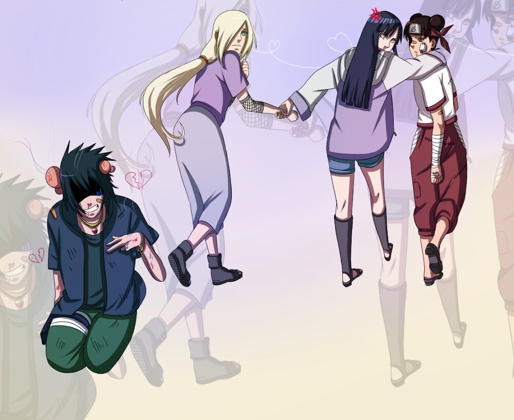 Картинки наруто саске и ино