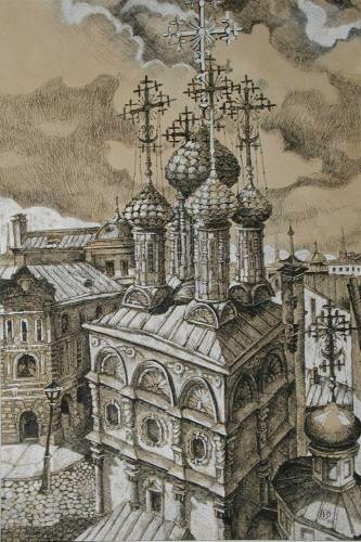 старая москва графика фото