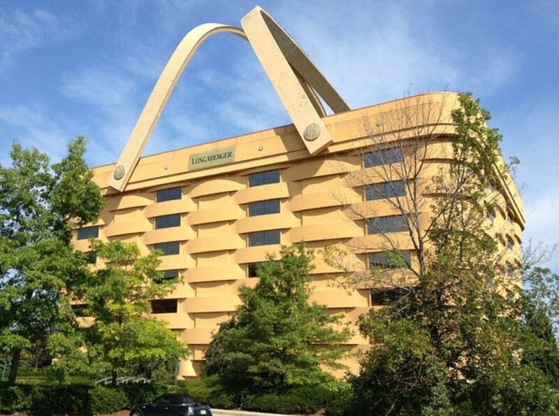 здание-корзина (the basket building), огайо, сша фото