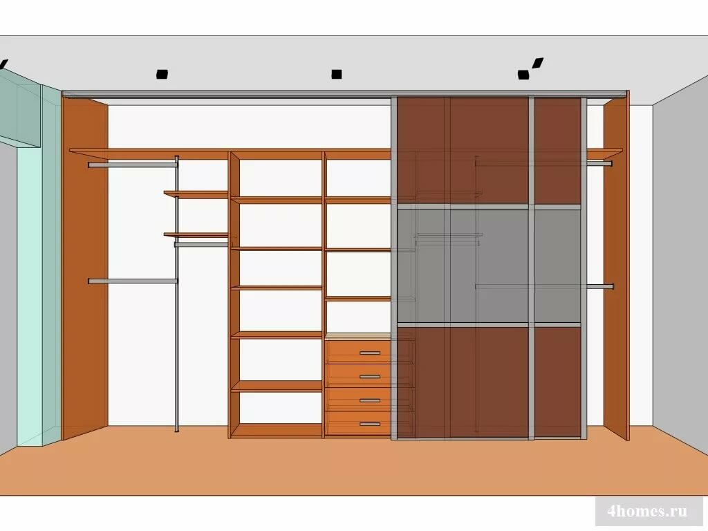 как правильно сделать шкаф купе