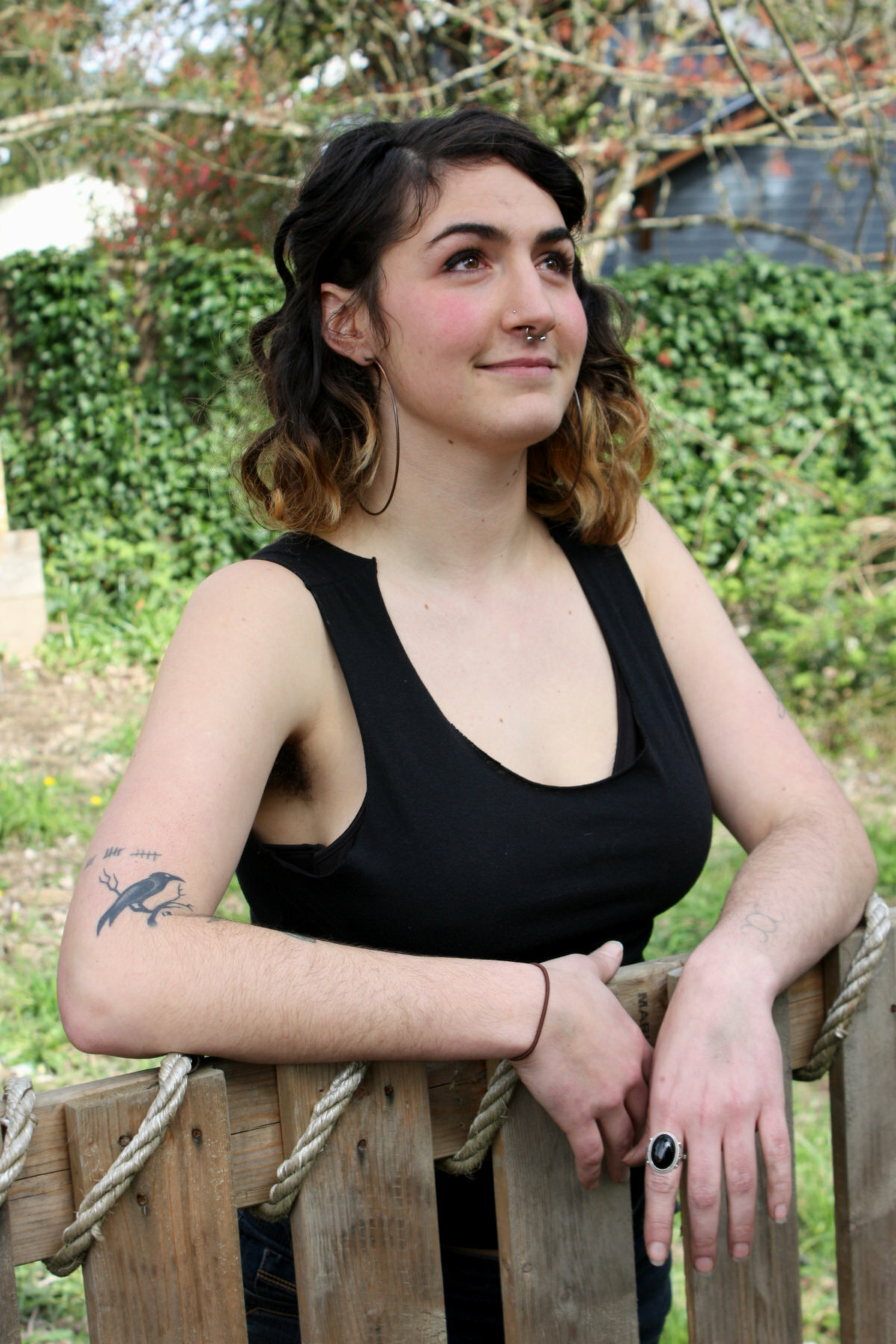 Hairy women and girl — 3