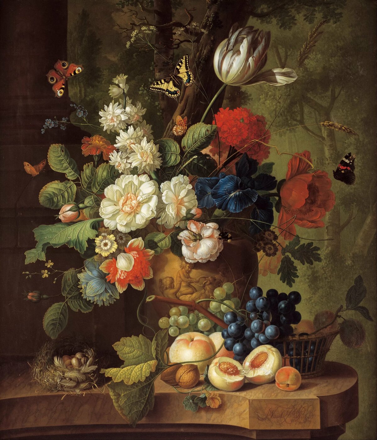 ян ван ос (jan van os),1744-1808. голландия. натюрморты. фото