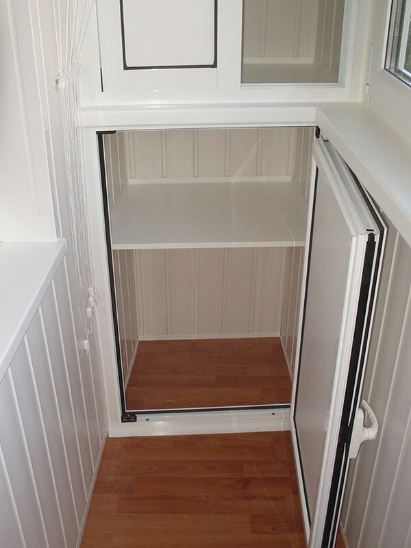 Шкаф тумба на лоджию - 85 фото