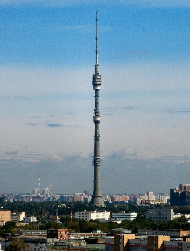 останкинская башня высота фото