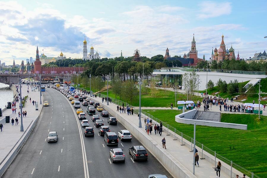 кремль парк зарядье фото