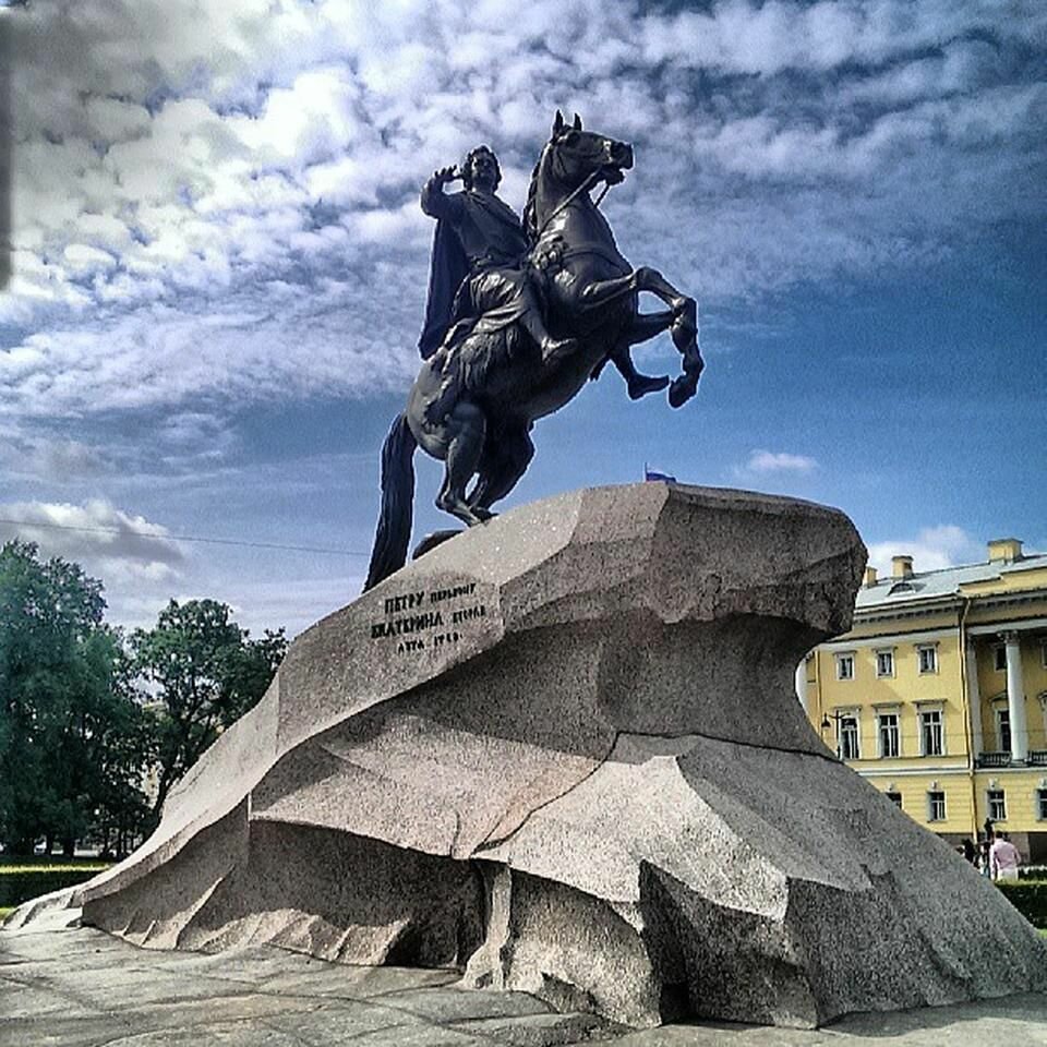 памятник петру в санкт-петербурге медный всадник фото