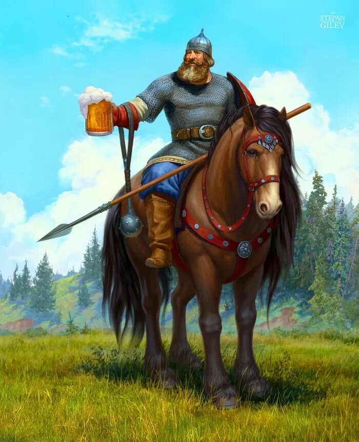 Богатырская русь в картинках