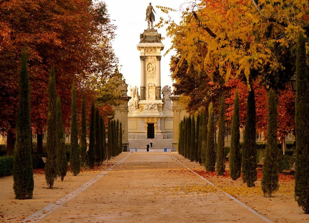 парк ретиро мадрид фото