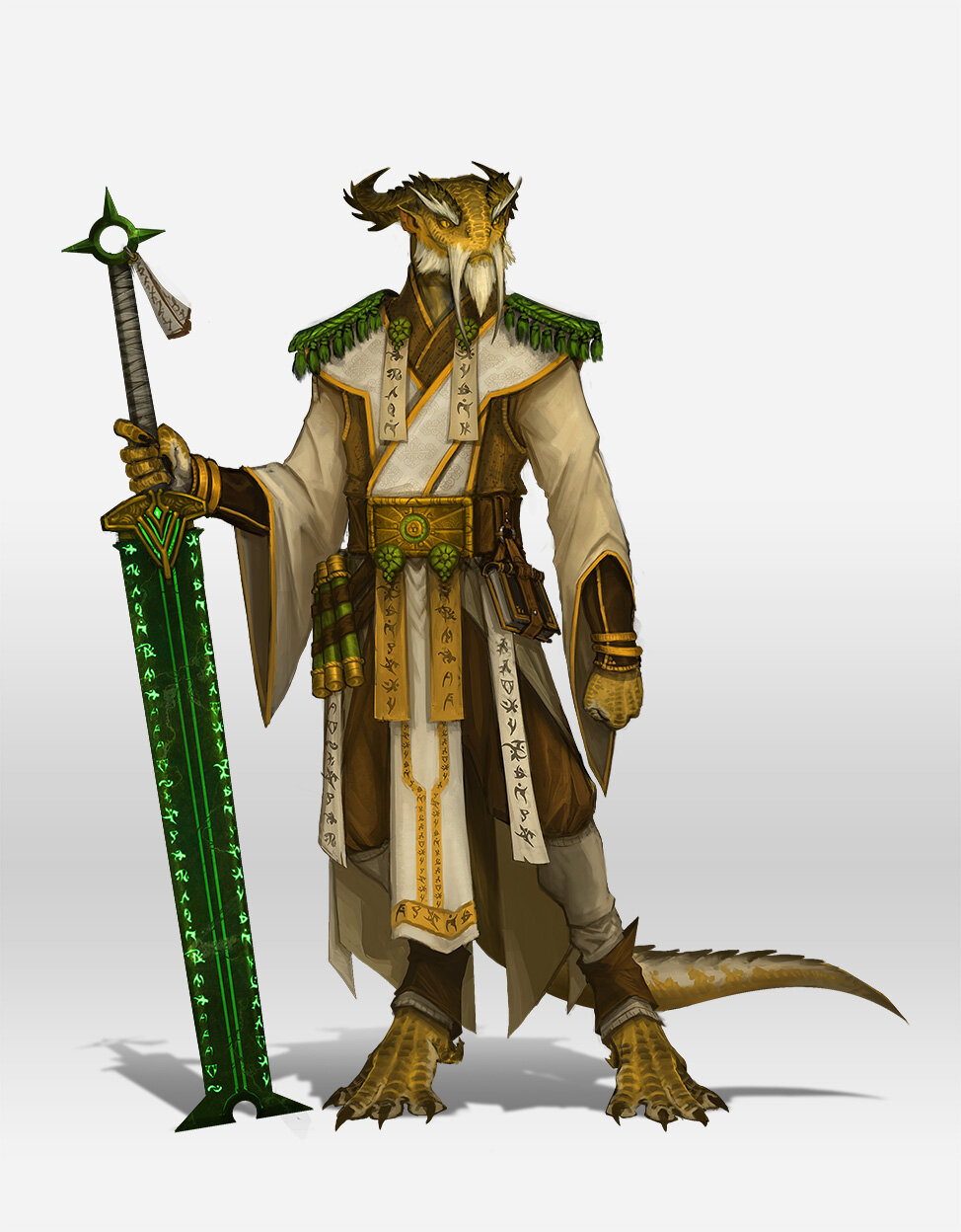Bronze dragonborn