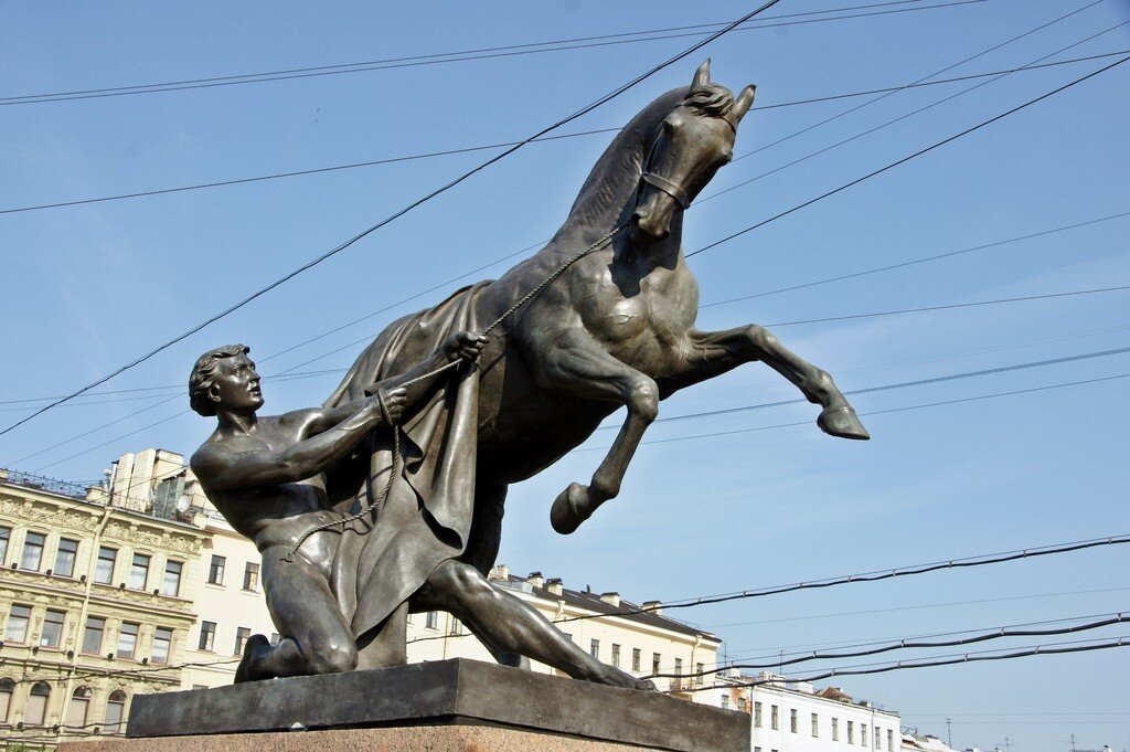 аничков мост в санкт петербурге фото