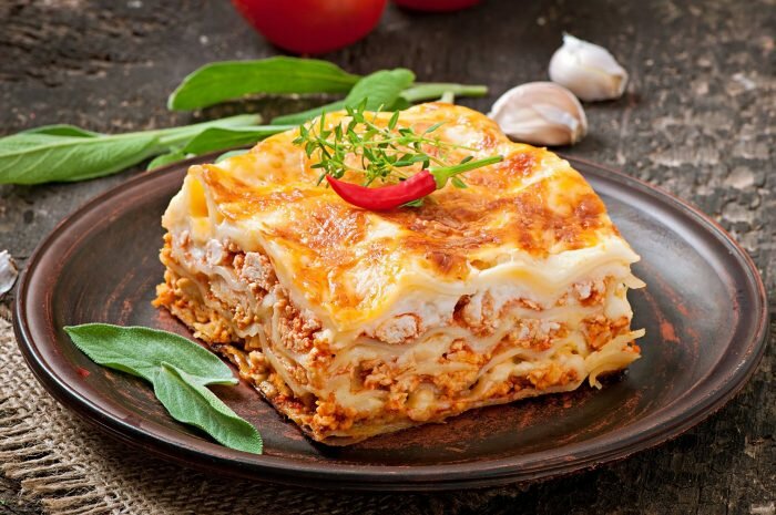 лазанья с фаршем фото