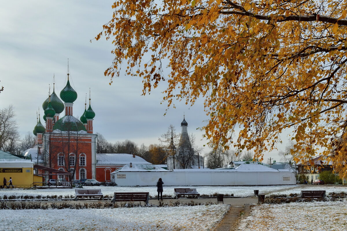 фото церкви храмы улочки переславль залесский осень зима фото