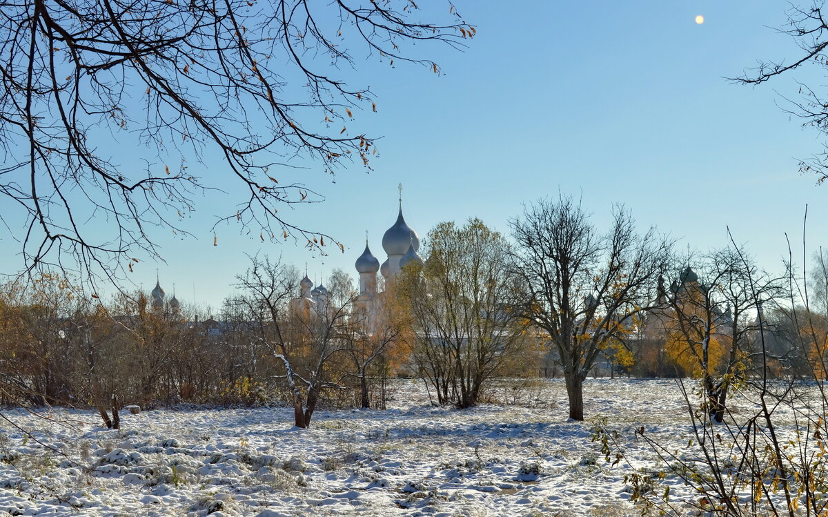 картинки зимний храм и солнце фото
