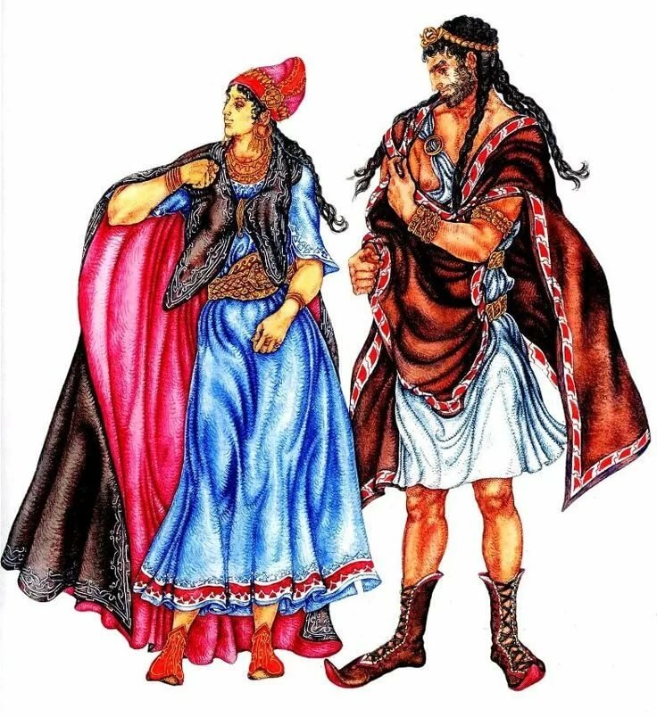 этрусский костюм