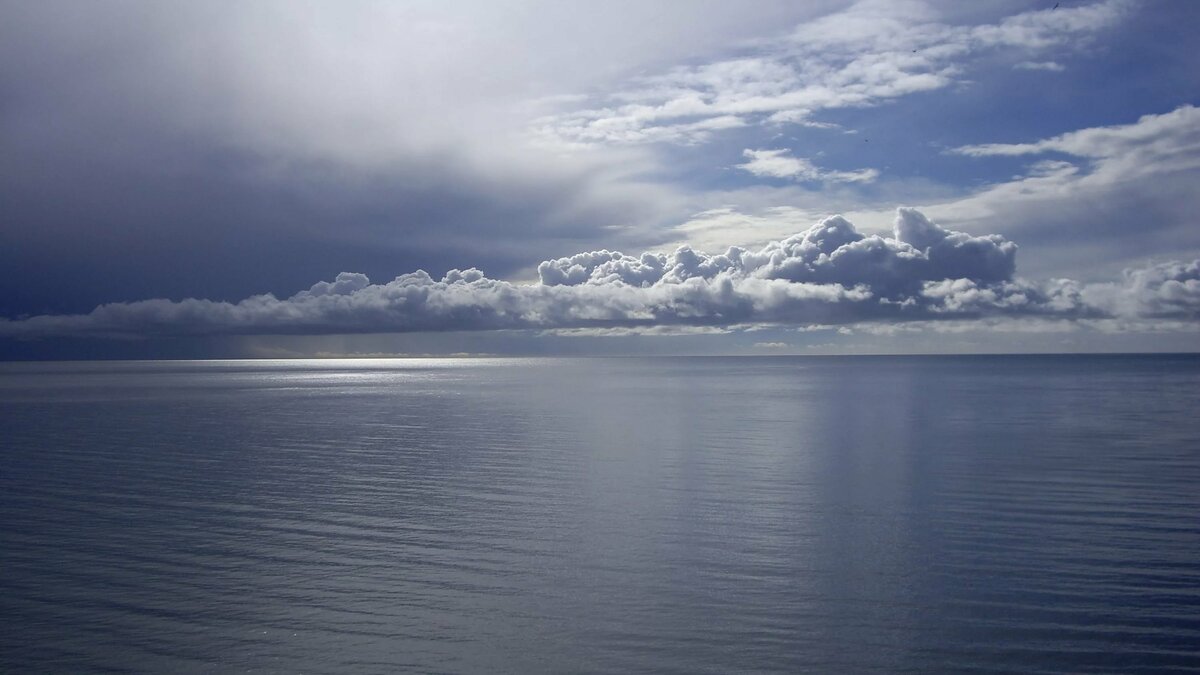 море небо облака фото
