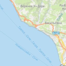 мамайка сочи на карте фото