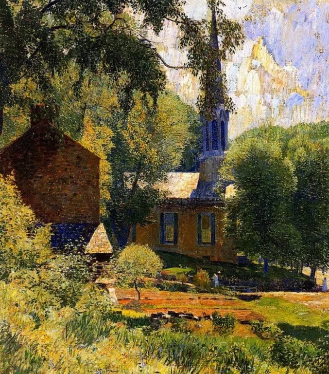даниэль гарбер 1880 1958 американский художник-импрессионист фото