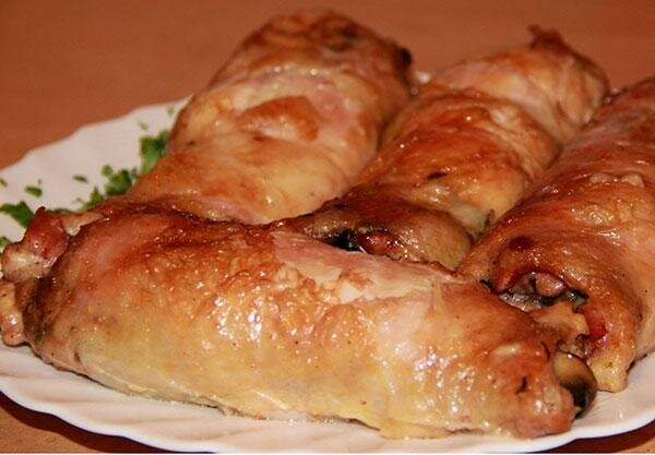 рулетики из куриного филе фото