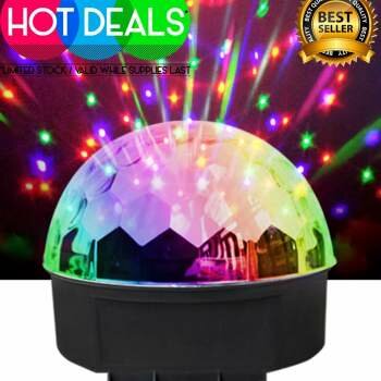 led star disco ball эффект светодиодный "кристальный магический шар" фото
