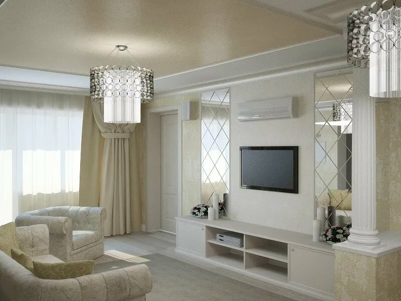 гостиная в стиле арт деко в светлых тонах фото
