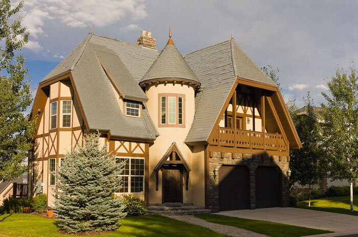 стиль тюдор (tudor revival cottage) фото